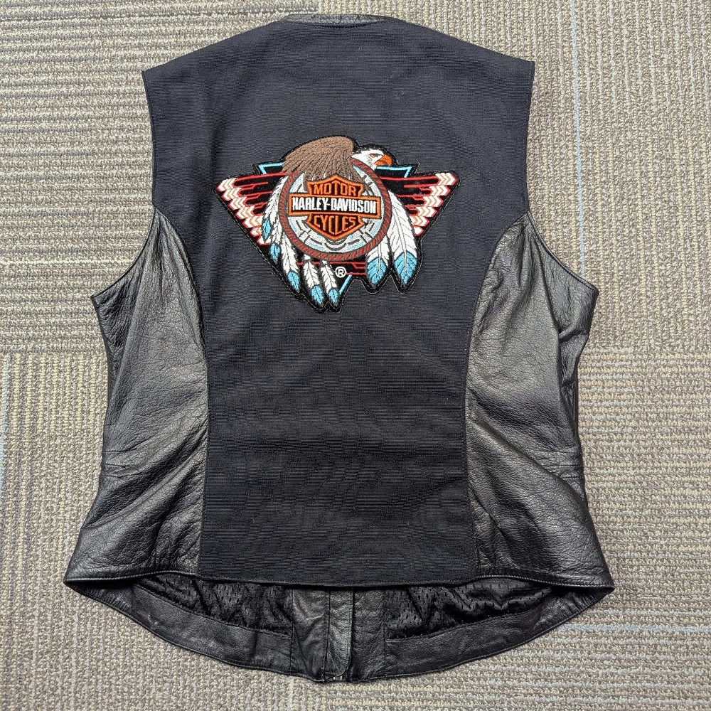 Harley-Davidson Black Leather Vest